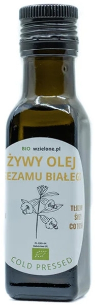 White Sesame Seed Oil - LOV Organic Living White Sesame Oil Cold Pressed — photo 100 ml