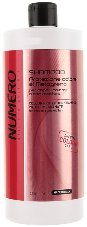 Hair Color Protection Pomegranate Shampoo - Brelil Professional Numero Colour Protection Shampoo — photo N8