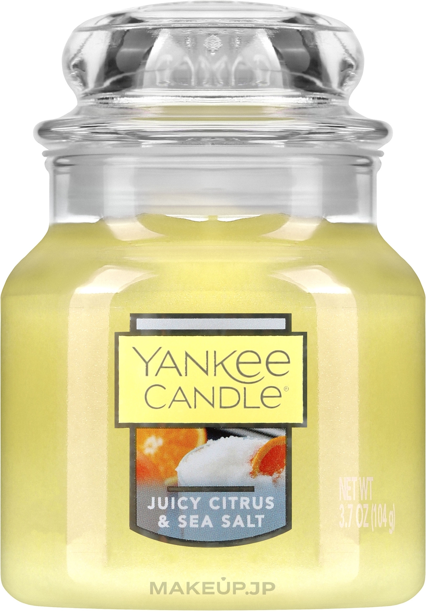 Scented Candle in Jar "Juicy Citrus & Sea Salt" - Yankee Candle Juicy Citrus & Sea Salt — photo 104 g