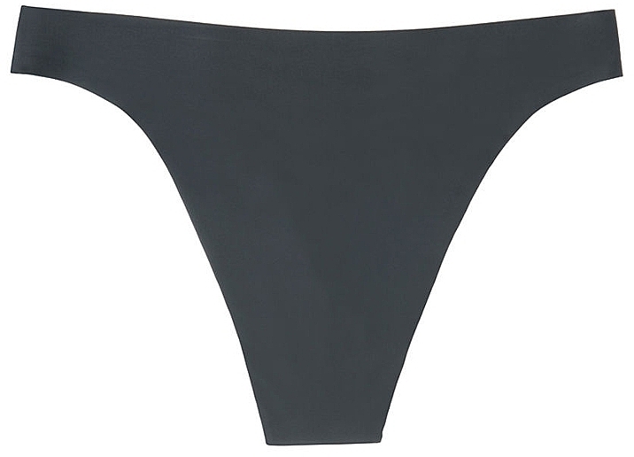 Menstrual Thong Panties, black - Platanomelon Tanga Menstrual Confortable Kiwitas — photo N1