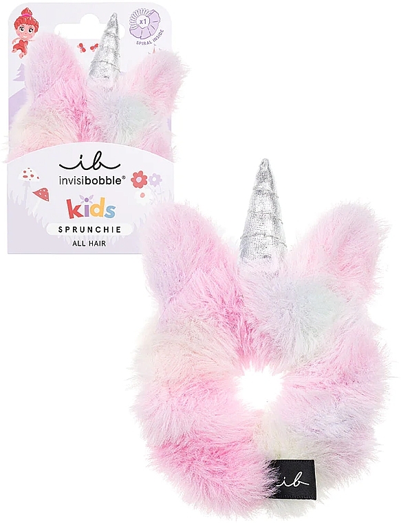 Hair Tie - Invisibobble Kids Sprunchie Unicorn	 — photo N1