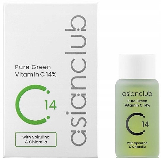 Vitamin C Face Serum - Asianclub Pure Green Vitamin C 14% — photo N1