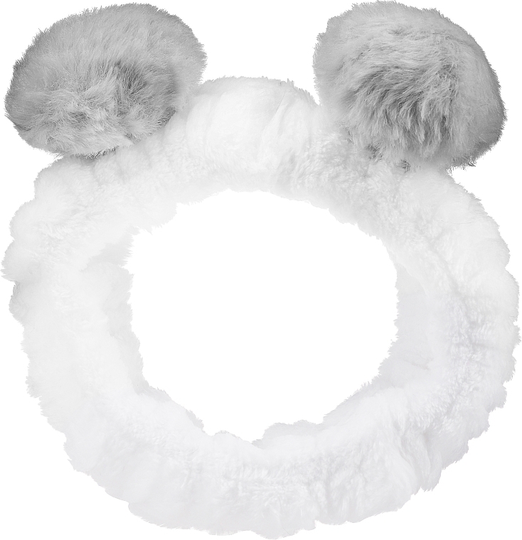 Cosmetic Head Band, white with grey ears - Yeye — photo N1