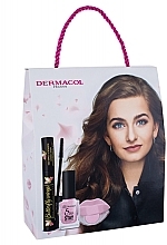 Fragrances, Perfumes, Cosmetics Set - Dermacol Butterfly (mascara/9ml + tint/1.15g + n/polish/11ml)