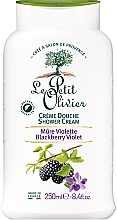Shower Cream "Blackberry and Violet" - Le Petit Olivier Shower Cream Blackberry Violet — photo N1
