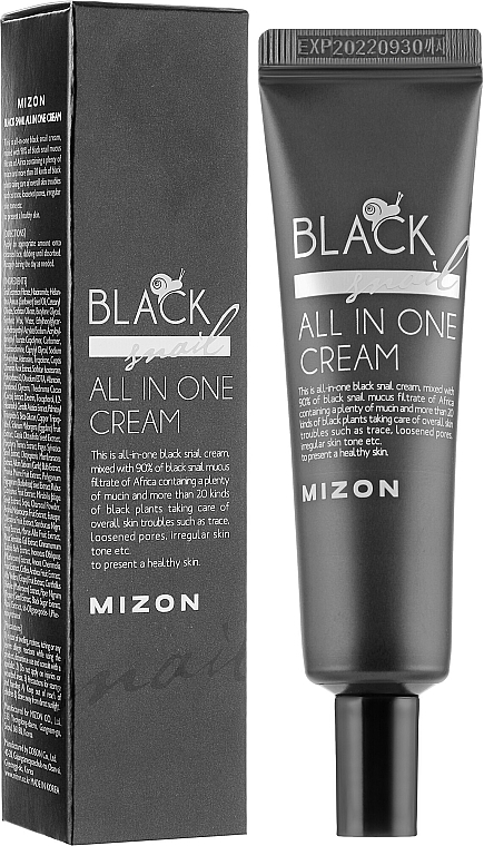 Black Snail Cream, tuba - Mizon Black Snail All In One Cream  — photo N1