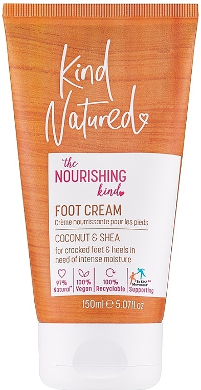 Coconut & Shea Foot Cream - Kind Natured Foot Cream — photo N1