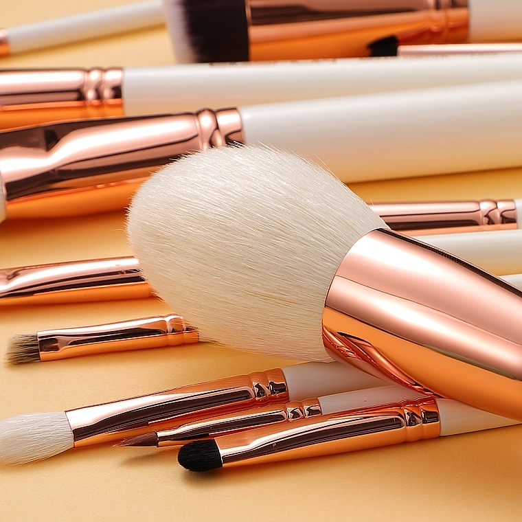 Makeup Brush Set, 12pcs - Eigshow Classic Rose Gold Master Series — photo N6