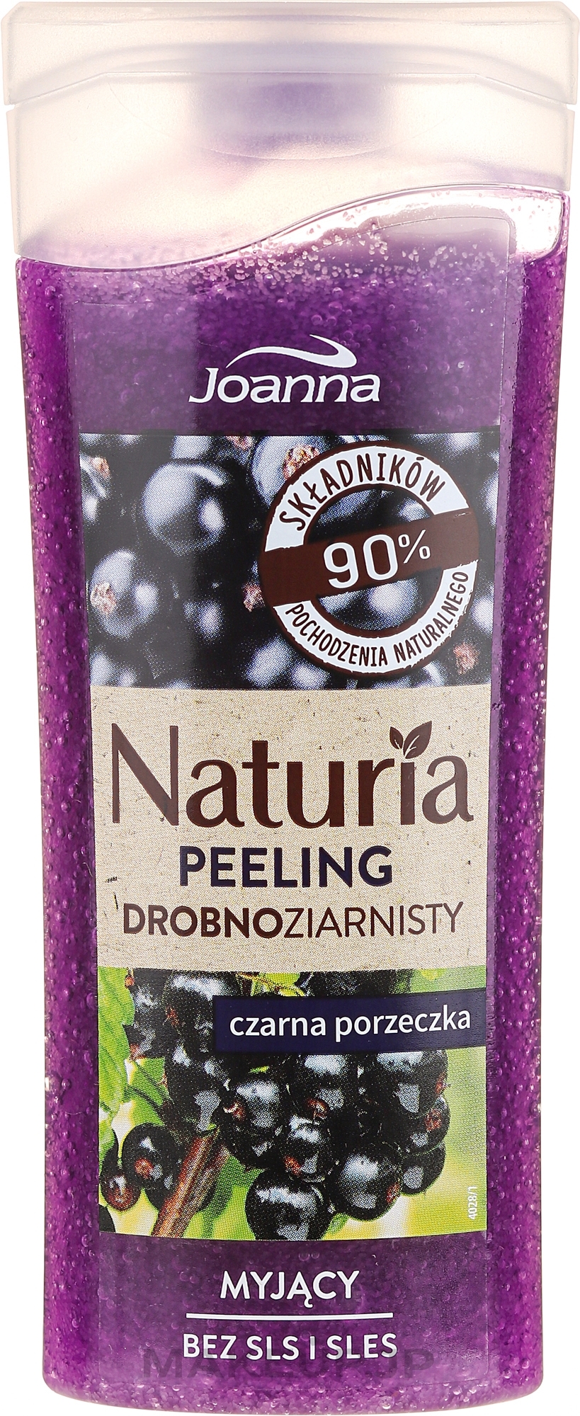 Fine-Grained Shower Peeling "Black Currant" - Joanna Naturia Peeling — photo 100 g