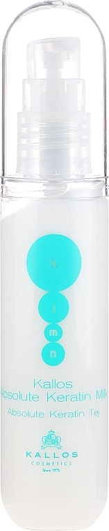 Hair Milk Keratin - Kallos Cosmetics Absolute Keratin Milk — photo N2