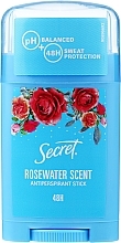 Fragrances, Perfumes, Cosmetics Antiperspirant Stick "Rosewater Scent" - Secret Antiperspirant Stick Rosewater Scent