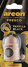 Fragrances, Perfumes, Cosmetics Black Vanilla Car Air Freshener - Areon Fresco Vanilla Black