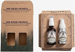 Set - Mr Bear Family Beard Wilderness Kit (fluid/60ml+balm/50ml) — photo N1