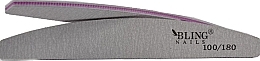 Fragrances, Perfumes, Cosmetics Nail File "Semicircle", 100/180 - Bling