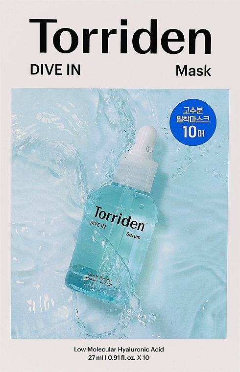 Hyaluronic Acid Sheet Mask - Torriden Dive In Low Molecule Hyaluronic Acid Mask — photo N1