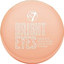 Fragrances, Perfumes, Cosmetics Eye Powder - W7 Bright Eyes Under-Eye Brightening And Setting Powder