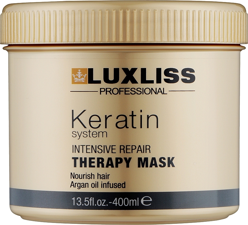 Keratin Repairing Mask - Luxliss Keratin Intensive Repair Therapy Mask — photo N1