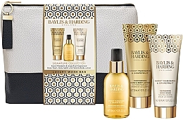 Fragrances, Perfumes, Cosmetics Set - Baylis & Harding Sweet Mandarin & Grapefruit Luxury Wash Bag Gift Set (sh/gel/100ml + b/lot/100ml + b/mist/100ml + bag)