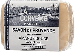 Fragrances, Perfumes, Cosmetics Provence Soap "Sweet Almond" - La Corvette Provence Sweet Almond