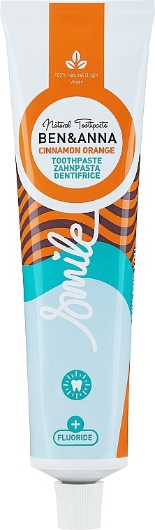 Natural Toothpaste - Ben & Anna Natural Toothpaste Cinnamon Orange — photo N1