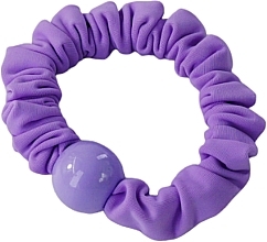 Hair Tie with Bead, purple - Lolita Accessories — photo N1