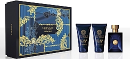 Fragrances, Perfumes, Cosmetics Versace Pour Homme Dylan Blue - Set (edt/50ml + 50ash/b + 50sh/g)