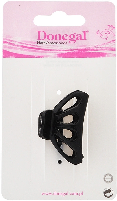 Hair Clip FA-9802, small, black - Donegal  — photo N3