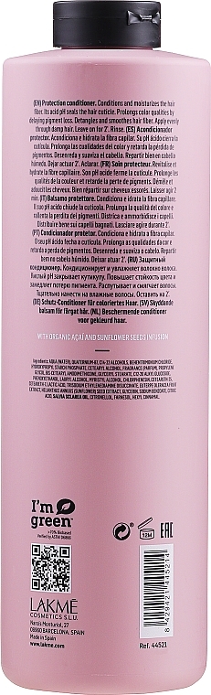 Color Protection Conditioner for Colored Hair - Lakme Teknia Color Stay Conditioner — photo N7
