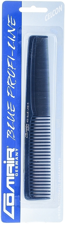 Hair Cutting Comb #400 "Blue Profi Line", wide, 18.5 cm - Comair — photo N1