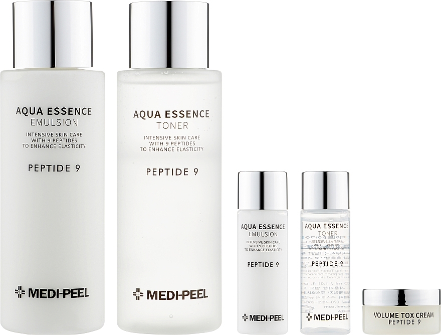 Set - Medi Peel Peptide 9 Skin Care Special Set (toner/250ml+30ml + emulsion/250ml+30ml + cr/10g) — photo N2