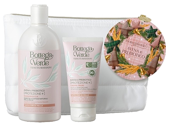 Set - Bottega Verde Gift Set (sh/gel/400ml + h/cr/75ml + bag/1pc)  — photo N1