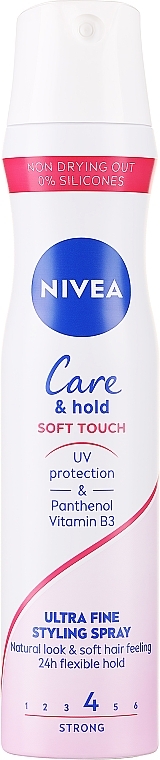 Strong Hold Hair Spray - Nivea Care & Hold Soft Touch — photo N2