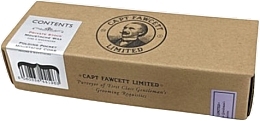 Fragrances, Perfumes, Cosmetics Set - Captain Fawcett Moustache Wax & Folding Pocket Moustache Comb (CF.87T) (wax/15ml + comb/1pc)