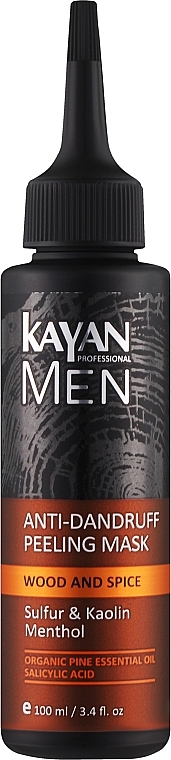 Anti-Dandruff Peeling Mask - Kayan Professional Men Anti-Dandruff Peeling Mask  — photo N1