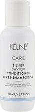 Silver Glitter Conditioner - Keune Care Silver Savior Conditioner Travel Size — photo N2
