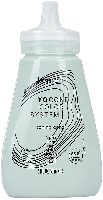 Black Color Conditioner - Kemon Yo Cond Color System — photo N10