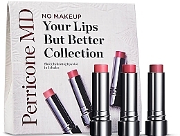 Fragrances, Perfumes, Cosmetics Perricone MD No Makeup Your Lips But Better Collection (lipstick/3*4.2g) - Set