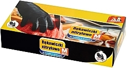 Nitrile Gloves, black, size M - Jan Niezbedny — photo N1