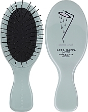 Hair Brush, blue - Acca Kappa Brush For hair Oval Mini Shower — photo N1
