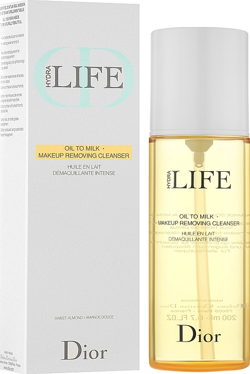 Makeup Removing Oil-to-Milk - Dior Hydra Life Oil To Milk Makeup Removing Cleanser — photo N2