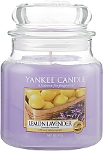 Fragrances, Perfumes, Cosmetics Scented Candle in Jar "Lemon Lavender" - Yankee Candle Lemon Lavender