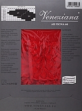 Ar Fiona Women Stockings, 60 Den, red - Veneziana — photo N6