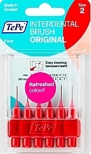Fragrances, Perfumes, Cosmetics Interdental Brush Set 'Original', 0.5 mm, red - TePe Interdental Brush Original Size 2