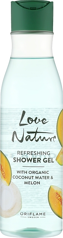 Shower Gel "Coconut Water & Melon" - Oriflame Love Nature With Organic Coconut Water& Melon Shower Gel — photo N1