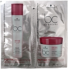 Fragrances, Perfumes, Cosmetics Set - Schwarzkopf Professional Bonacure BC Peptide Repair (shm/12ml + mask/12ml)