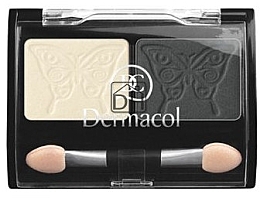 Fragrances, Perfumes, Cosmetics Eyeshadow - Dermacol Satin Duo Eye Shadows