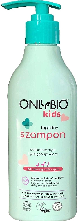 Kids Mild Hair Shampoo from 3 Years Old - Only Bio Kids Mild Shampoo — photo N1