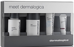 Fragrances, Perfumes, Cosmetics Set - Dermalogica Meet Skin Kit (gel/50ml + microfoliant/13g + Cr/22ml + vit/complex/5ml)