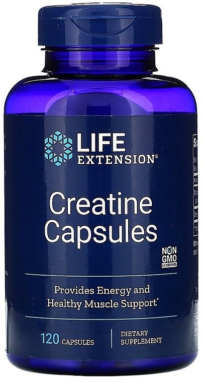 Creatine Dietary Supplement - Life Extension Creatine Capsules — photo N2