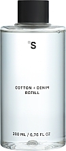 Cotton + Denim Diffuser Cartridge - Sister's Aroma Cotton + Denim Refill — photo N1